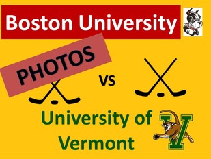 Boston University vs. University of Vermont Hockey Game